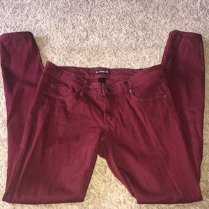 Express skinny leg pants